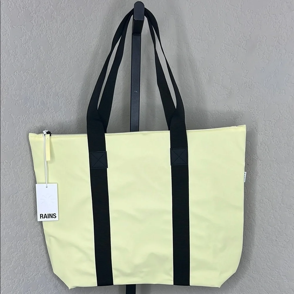 Rains Yellow Tote Bag Rush waterproof